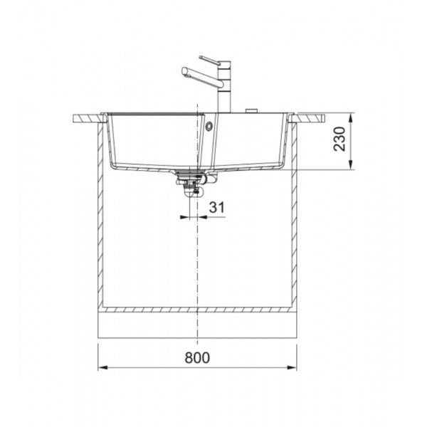 Lavello FRANKE UBG 610-72 SAH 114.0686.799
