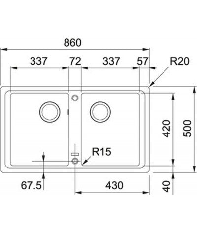 BFG 620 GRIGIO ARDESIA 114.0715.195 SCHEMA