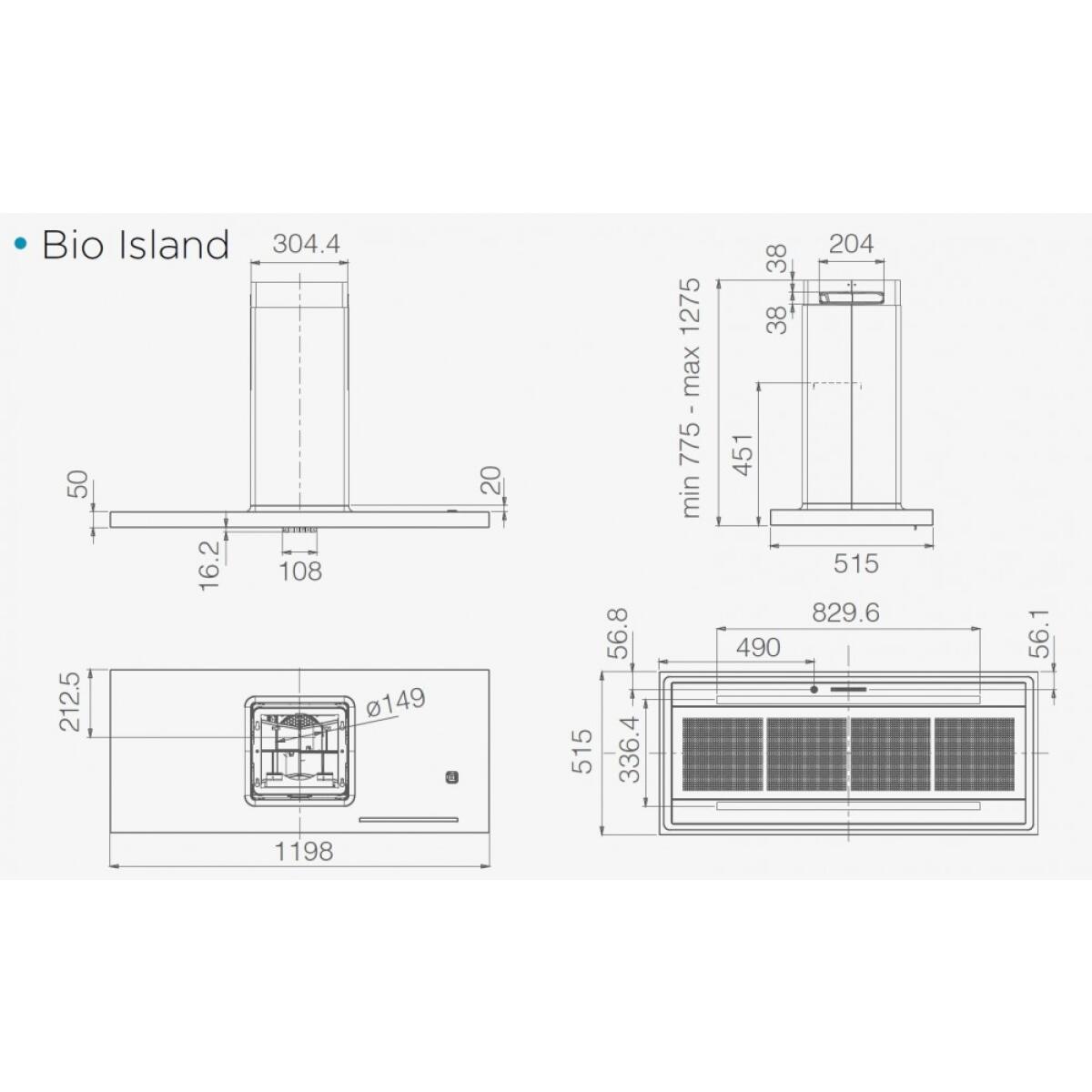 EL BIO ISOLA WH/A/120X53.....