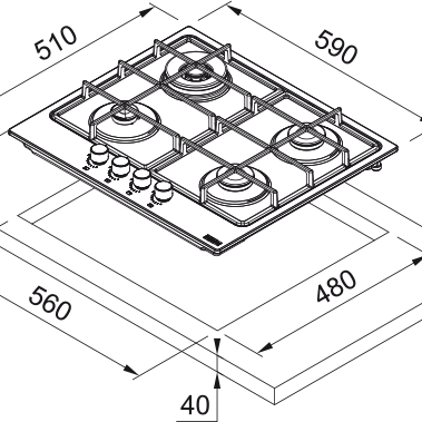 FHSM 604 3G DC BK C 106.0734.773