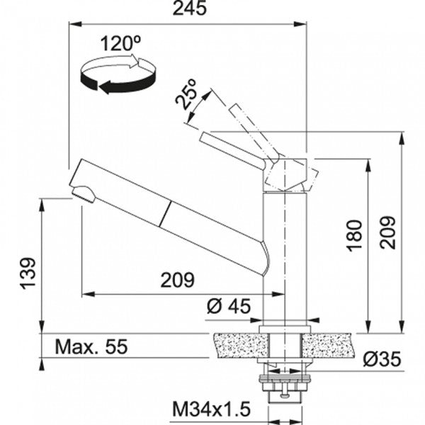 ORBIT DOCCIA 115.0569.461 SCHEMA