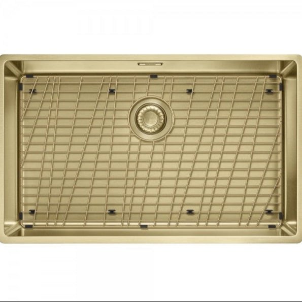 LAVELLO Franke MYTHOS MASTERPIECE BXM 210/110-68 Lavello 1 vasca filotop/sottotop/semifilo 725 x 450 - Acciaio Gold - 127.0674.533