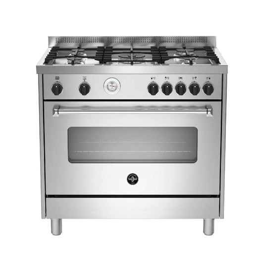 CUCINA La Germania AMN965EXT/21 SERIE Americana  90 x 60 - INOX  forno elettrico multifunzione