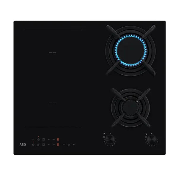 Aeg HDB64623NB Misto gas + induzione Bridge e Vertical Flame