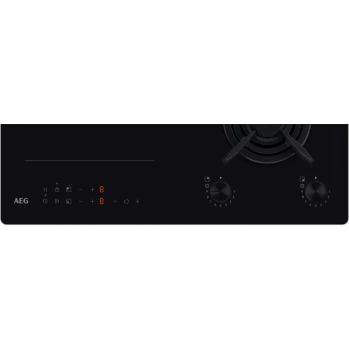 Aeg HDB64623NB Misto gas + induzione Bridge e Vertical Flame comandi