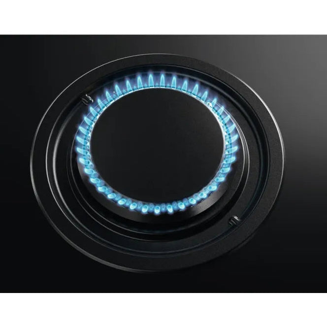 Aeg HF704193NB bruciatore acceso