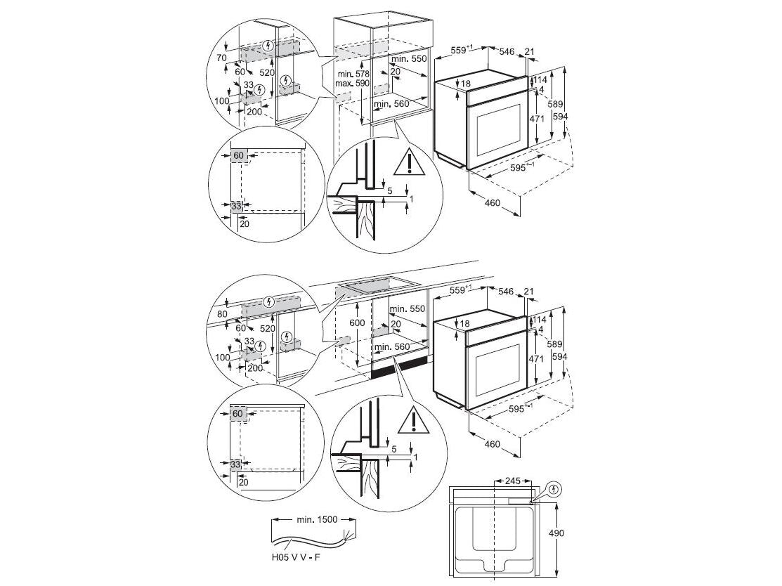 Aeg NBP8S731AB serie 8000 SCHEMA INCASSO