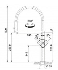 CENTINOX NEO DOCCIA 115.0547.855 SCHEMA