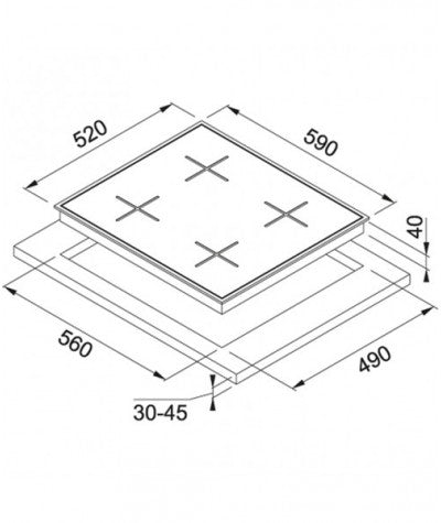 FHNS6044GC WH 106.0489.961 SCHEMA
