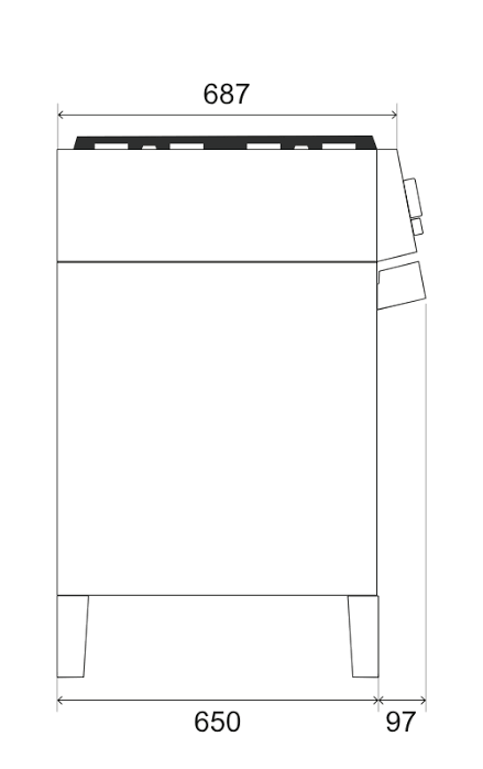 ILVE PANORAMAGIC MISURE 2/3