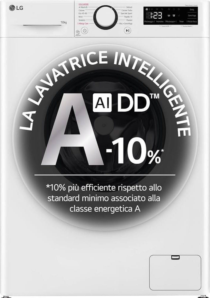 LG 10KG 1400G A-10% INV VAP F4R3010NSWW.