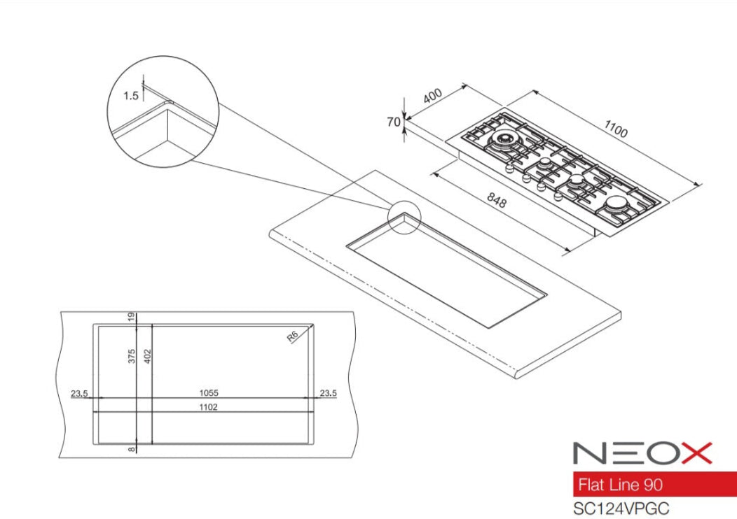 SC124VPGC FLAT LINE 100 SCHEMA