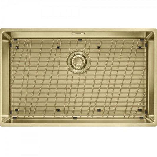 LAVELLO Franke MYTHOS MASTERPIECE BXM 210/110-68 Lavello 1 vasca filotop/sottotop/semifilo 725 x 450 - Acciaio Gold - 127.0674.533